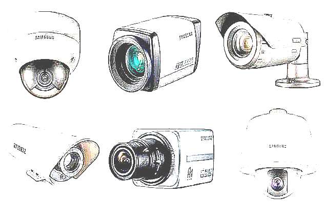 Аналоговые камеры видеонаблюдения (рисунок)